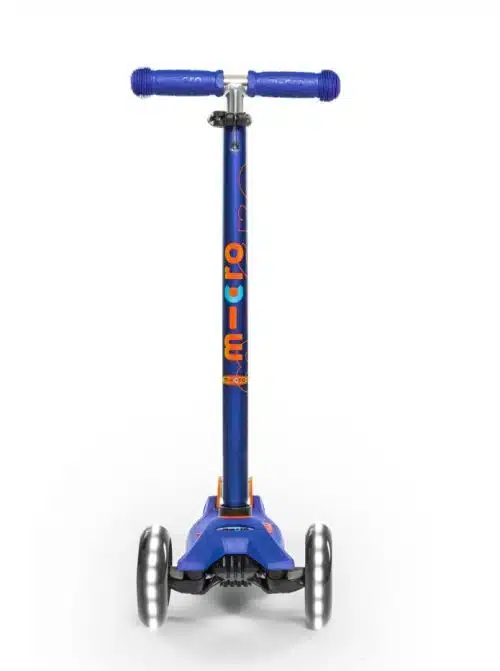 maxi micro scooter deluxe blauw led 4
