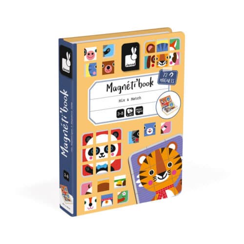 magneti book mix match animaux 72 magnets