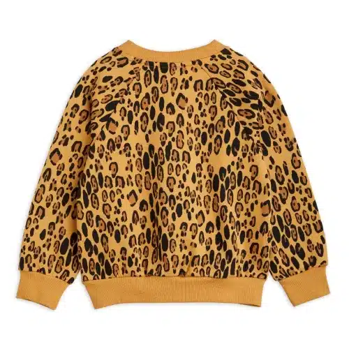 MINI RODINI Basic leopard sweater   Beige b