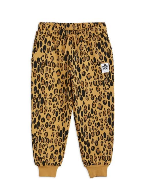 mini rodini mini rodini basic leopard sweatpants b