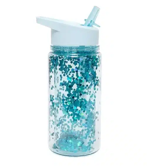 drinking bottle glitter dusty aqua db12 x705 crop center