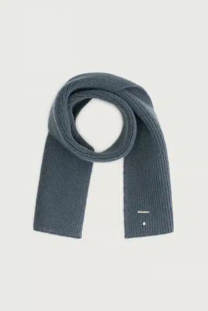 Gray Label ACC063 200 Baby Knitted Scarf Blue Grey 2