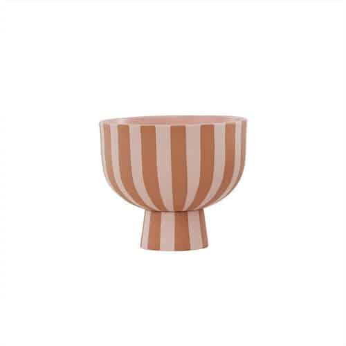 0Toppu Bowl Vase L10233 307 Caramel Rose