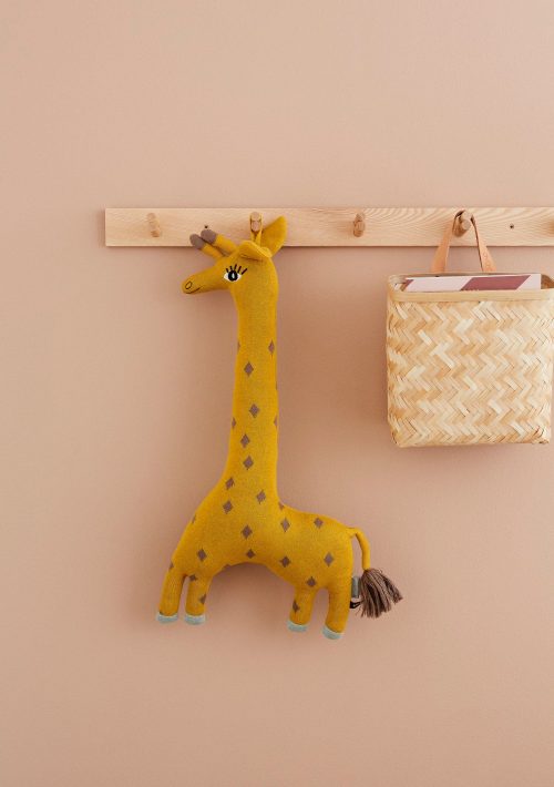 1Noah Giraffe Cushion Soft Toys 1100814 804 Curry 1