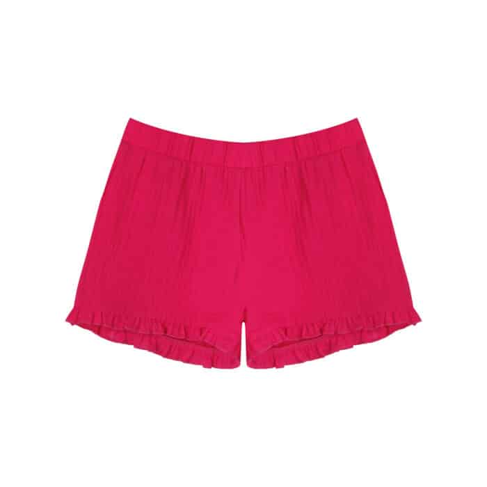 Leah pants hot pink scaled