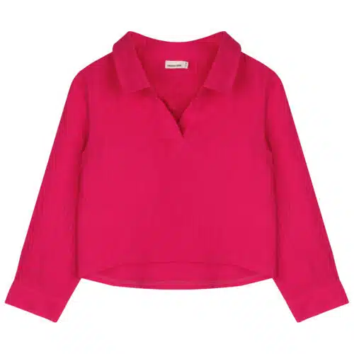 Nine top hot pink scaled