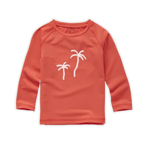 Sproet & Sprout - Zwem T-shirt Palmtrees Oranje