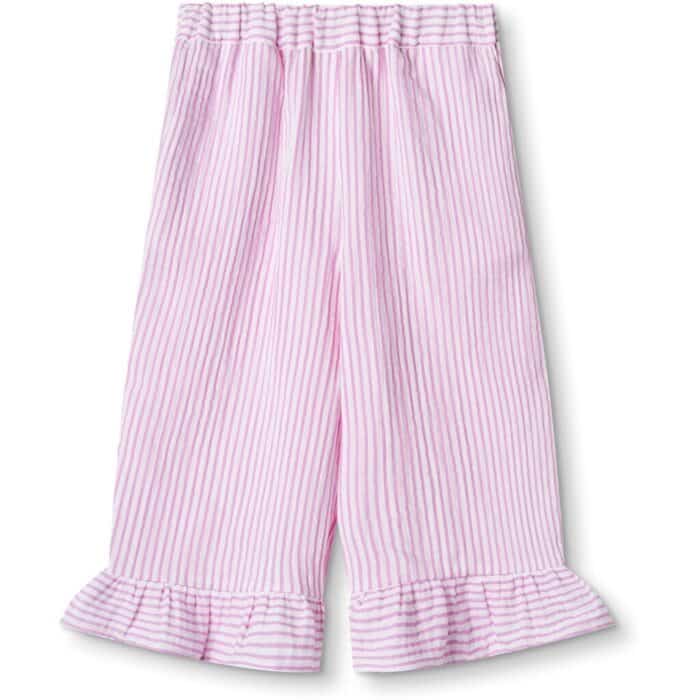 Fliink Ciao Gestreepte broek Cloud Dancer Pink4