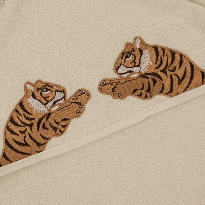 Konges Slojd Badcape Embroidery Gots Tiger