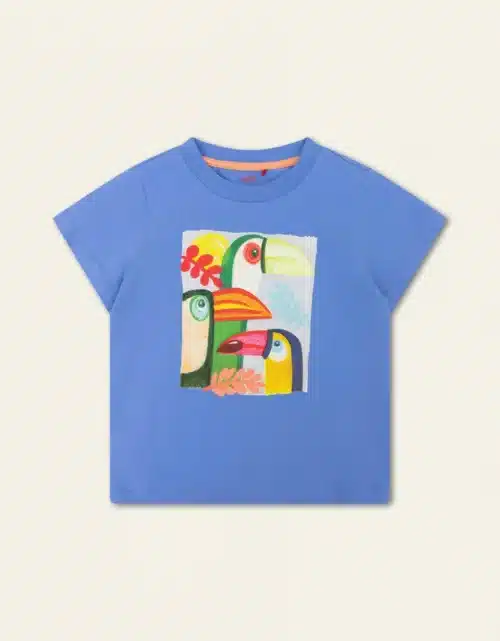 Oilily Tak T-shirt with artwork Cacatoo
