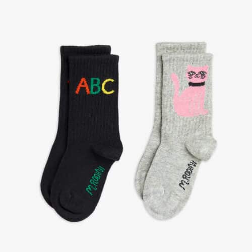 Mini Rodini ABC 2-pack socks