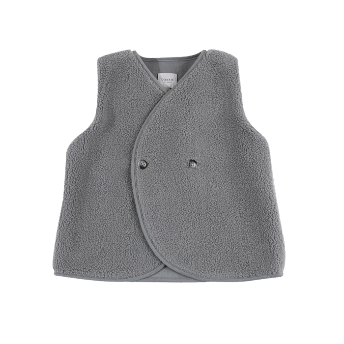 Donsje Amsterdam Monty Gilet Lava Grey