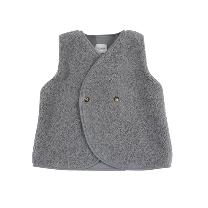 Donsje Amsterdam Monty Gilet Lava Grey