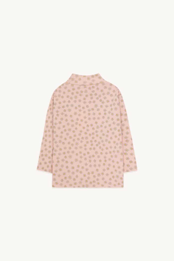 Tiny Cottons Daisies Mockneck Wild Rose