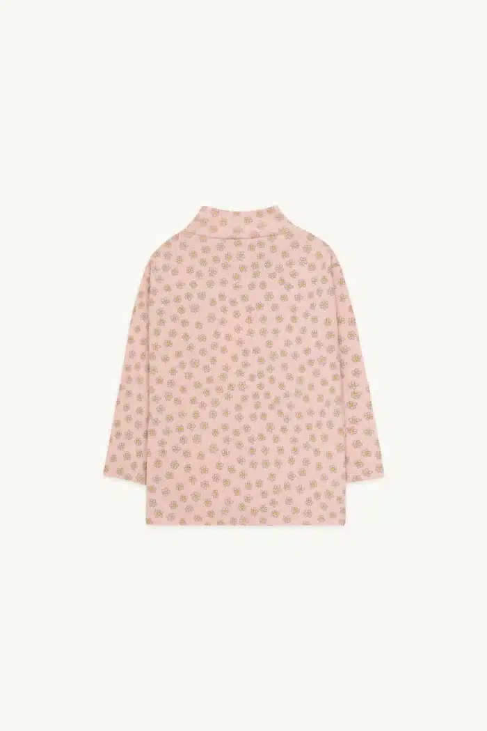 Tiny Cottons Daisies Mockneck Wild Rose