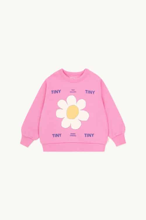 Tiny Cottons Daisy Sweatshirt Cool Pink