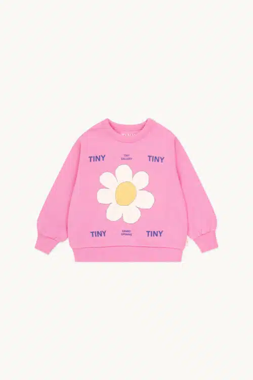 Tiny Cottons Daisy Sweatshirt Cool Pink
