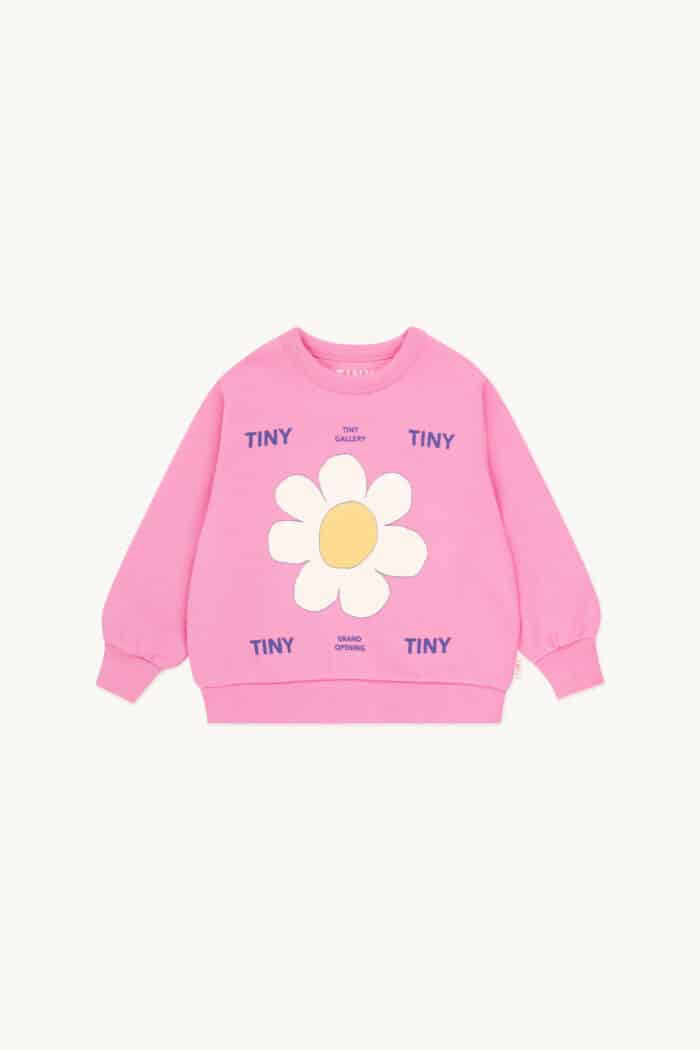 Tiny Cottons Daisy Sweatshirt Cool Pink