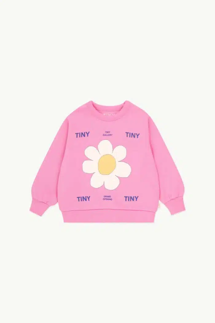 Tiny Cottons Daisy Sweatshirt Cool Pink