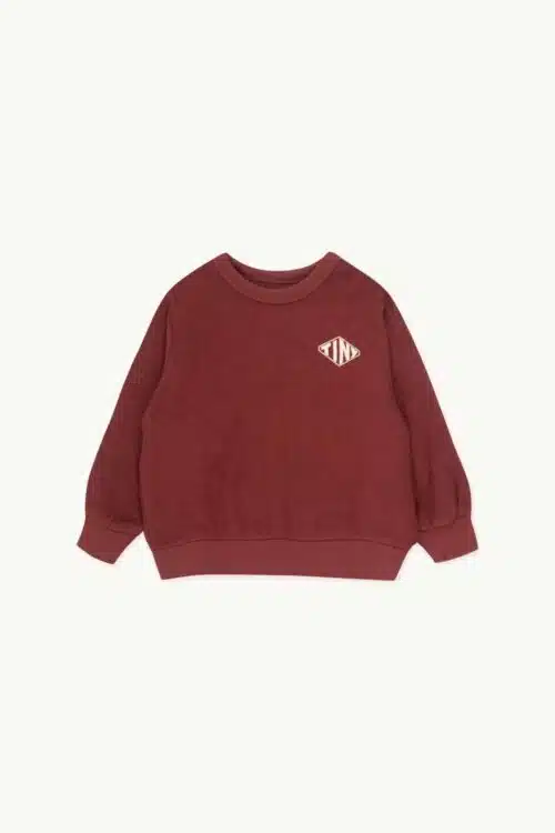 Tiny Cottons Diamond Tiny Sweatshirt Burgundy