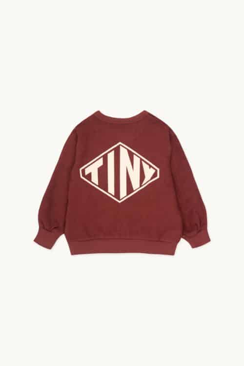 Tiny Cottons Diamond Tiny Sweatshirt Burgundy