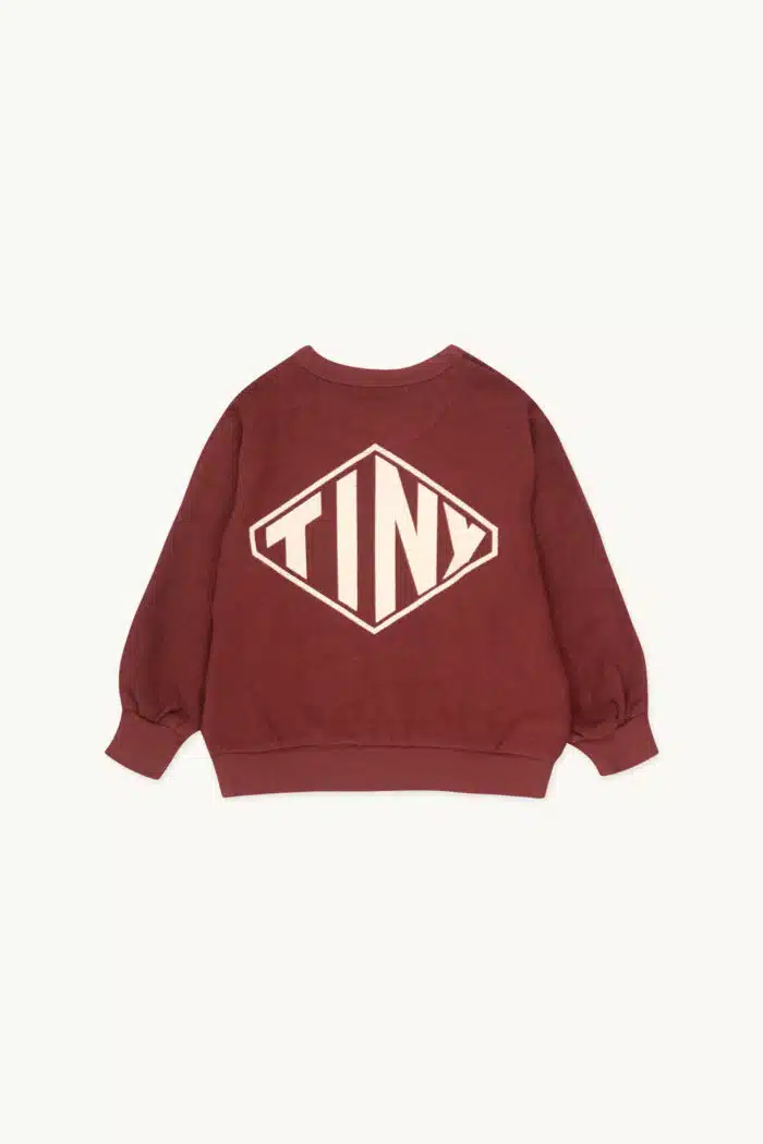 Tiny Cottons Diamond Tiny Sweatshirt Burgundy