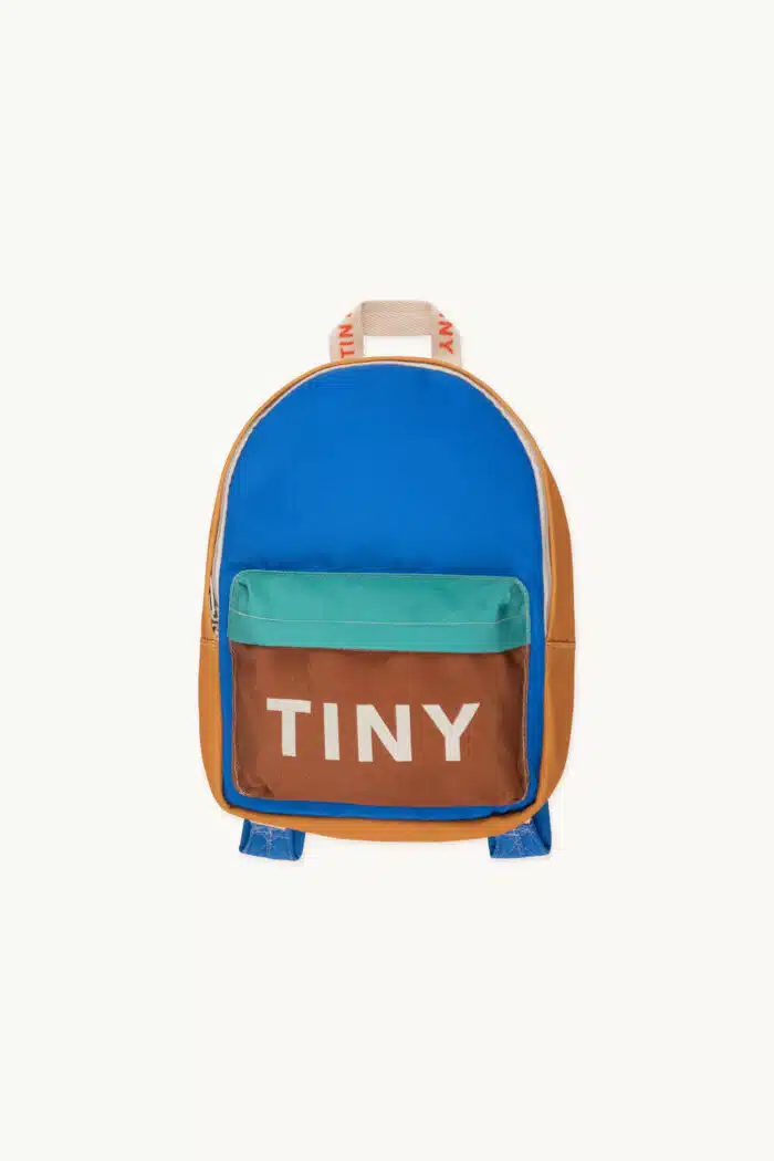 Tiny Cottons Color Block Backpack Blue/Emerald