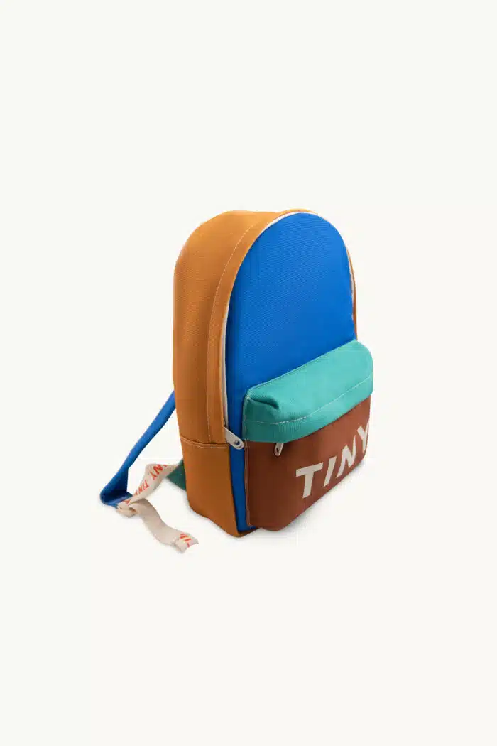 Tiny Cottons Color Block Backpack Blue/Emerald