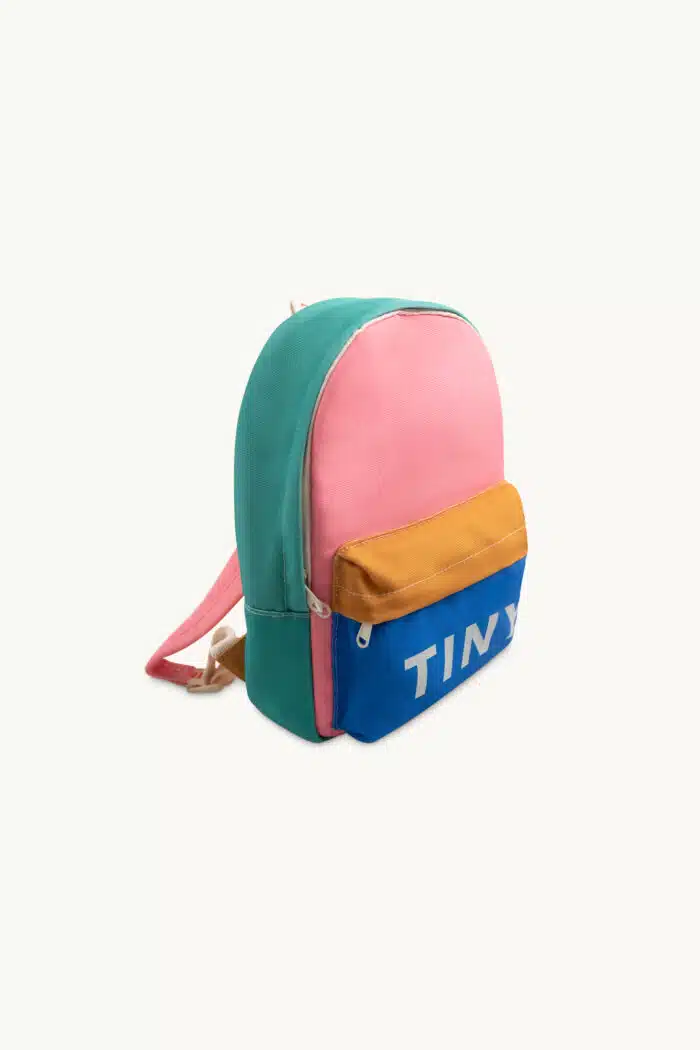 Tiny Cottons Color Block Backpack Pink/Mustard