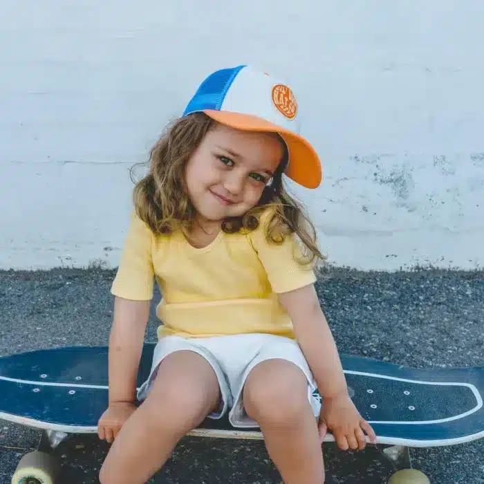 Lil Boo Trucker Cap BlueOrange3