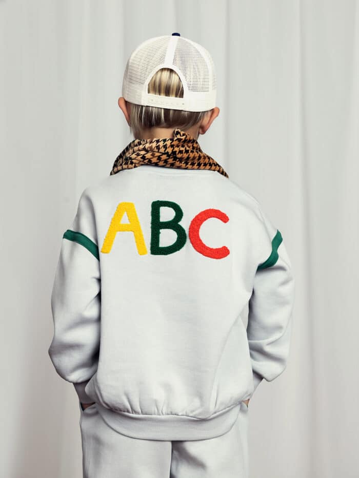 Mini Rodini ABC chenille sweatshirt1