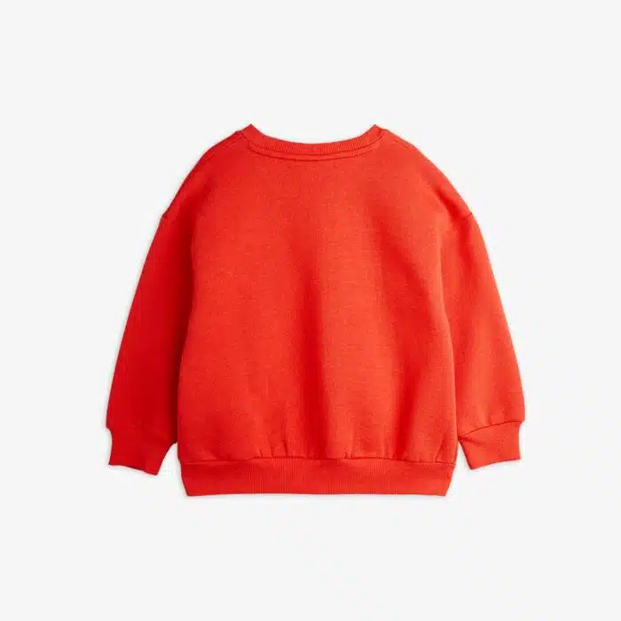 Mini Rodini Dog emb sweater Rood1