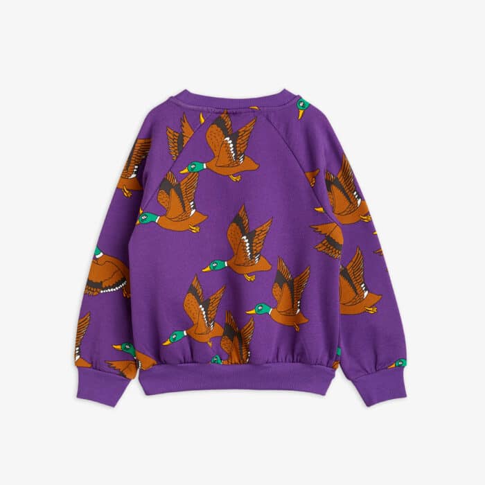 Mini Rodini Ducks aop sweatshirt Purple6