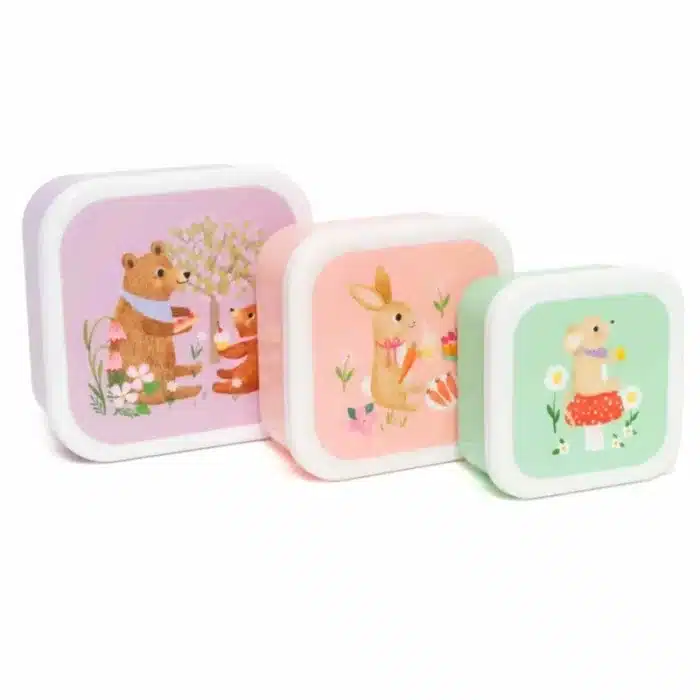 Petit Monkey Lunchbox set animal picnic