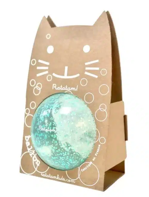 Ratatam Glitter Ball Cat Blue 15 cm1