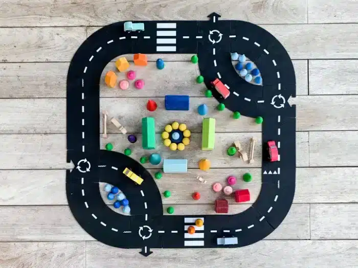 Waytoplay Highway Large autobaanFlexibele Set 24st3