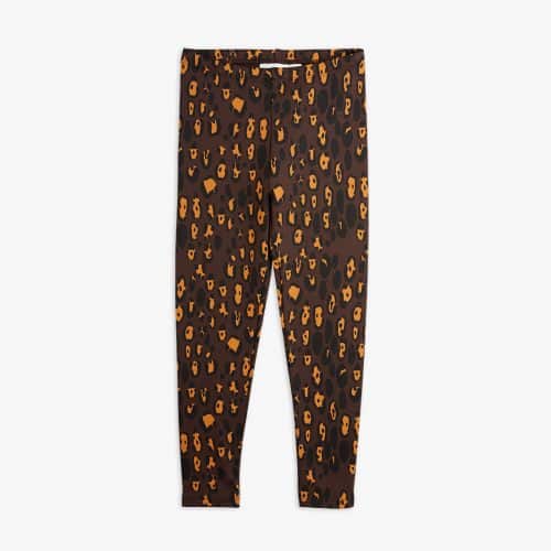 Mini Rodini Leopard aop brushed leggings