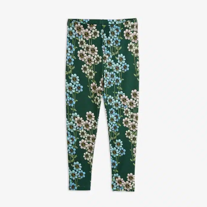 Mini Rodini Daisys leggings Green