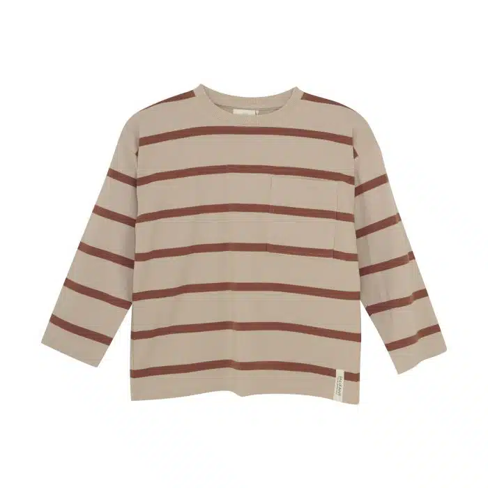 Enfant Longsleeve Stripe Mocha Bisque