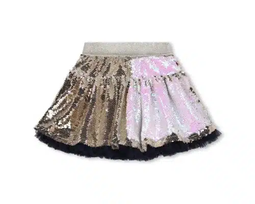 Billieblush Pailletten Rok Goud2