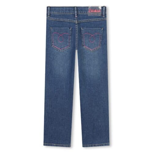 Billieblush Pantalon Denim Hartjes2