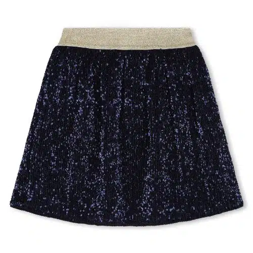 Billieblush Rok met Lovertjes Marine blauw