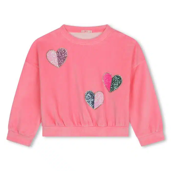 Billieblush Sweater Velours Roze