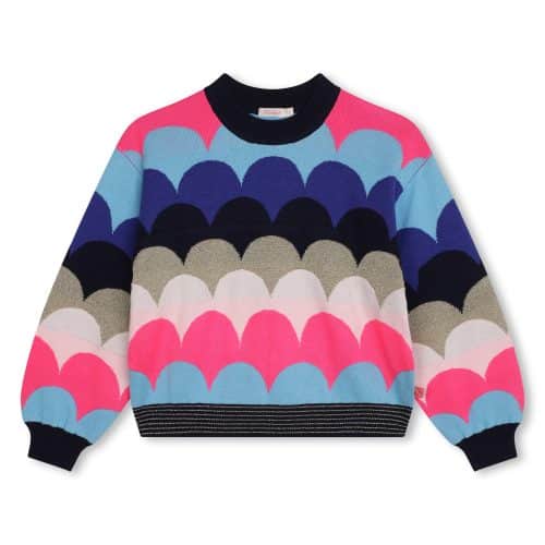 Billieblush Sweater Wave Tricot Multicolour1