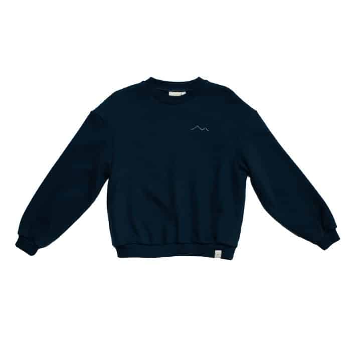 Navy Natural Oversized sweater navy mountain