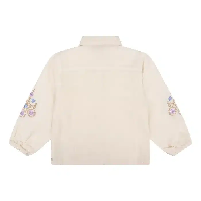 Daily7 Blouse Longsleeve Embroidery Sandshell2