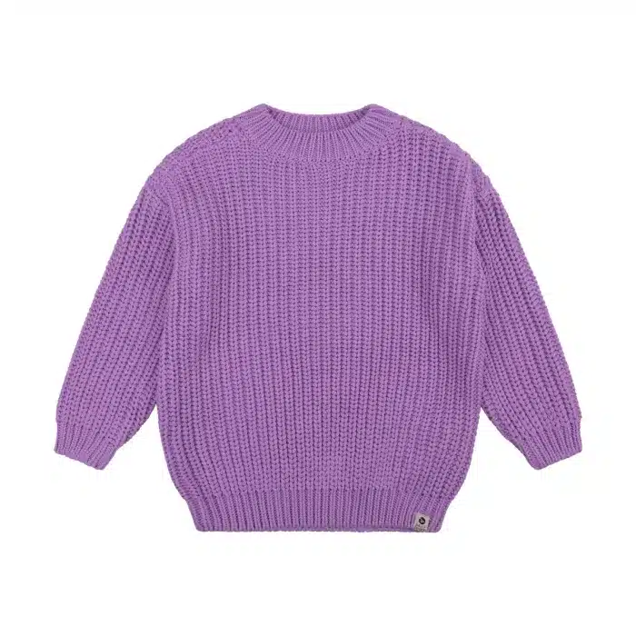 Daily7 Chunky Knitted Sweater Pastel Lilac