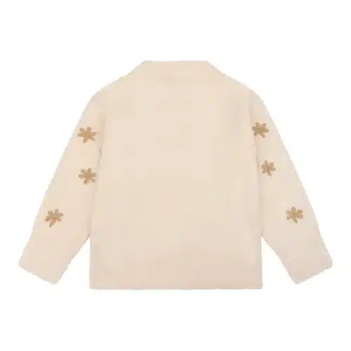 Daily7 Knitted Sweat Fancy Print Beige Melange1