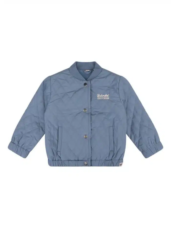 Daily7 Oversized Bomber Jacket Mist Blue