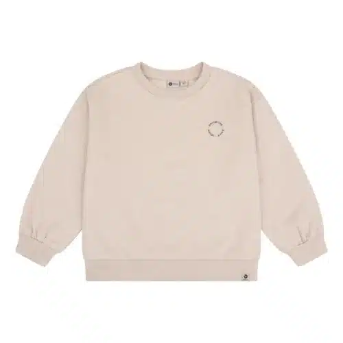 Daily7 Sweater Oversized Backprint Beige Melange